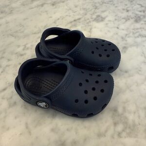Toddler Crocs Navy Size 5